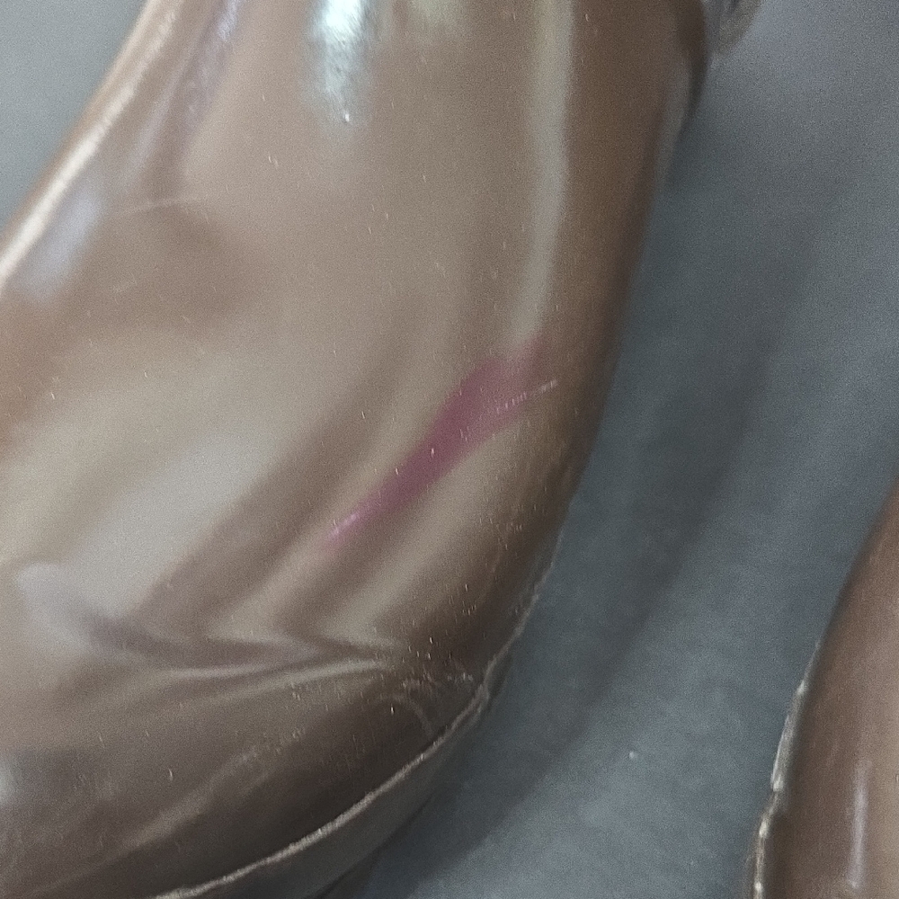 Hunter Size 8 Gloss Dark Brown Tall Rubber Rain Boots - Picture 6 of 16